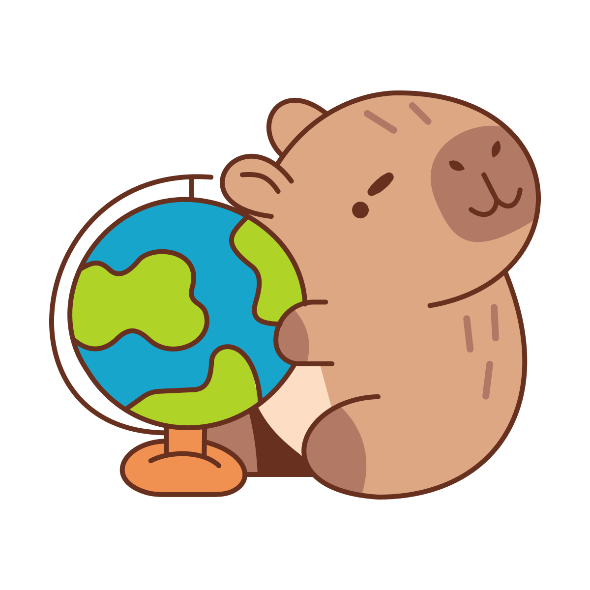 Capybara Math mascot